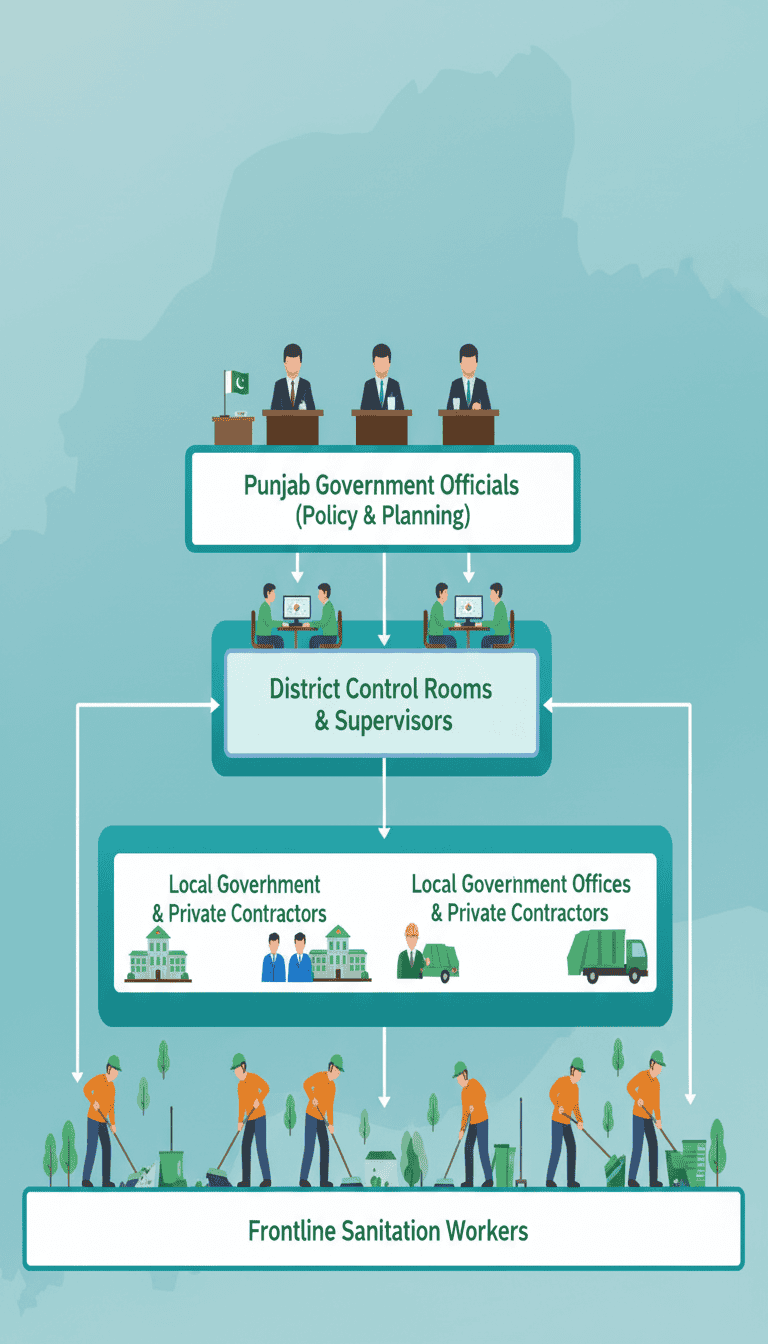 Suthra Punjab Program Structure - From Punjab Government to Frontline Workers